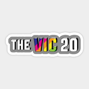 THE VIC 20 - Official Logo Sticker